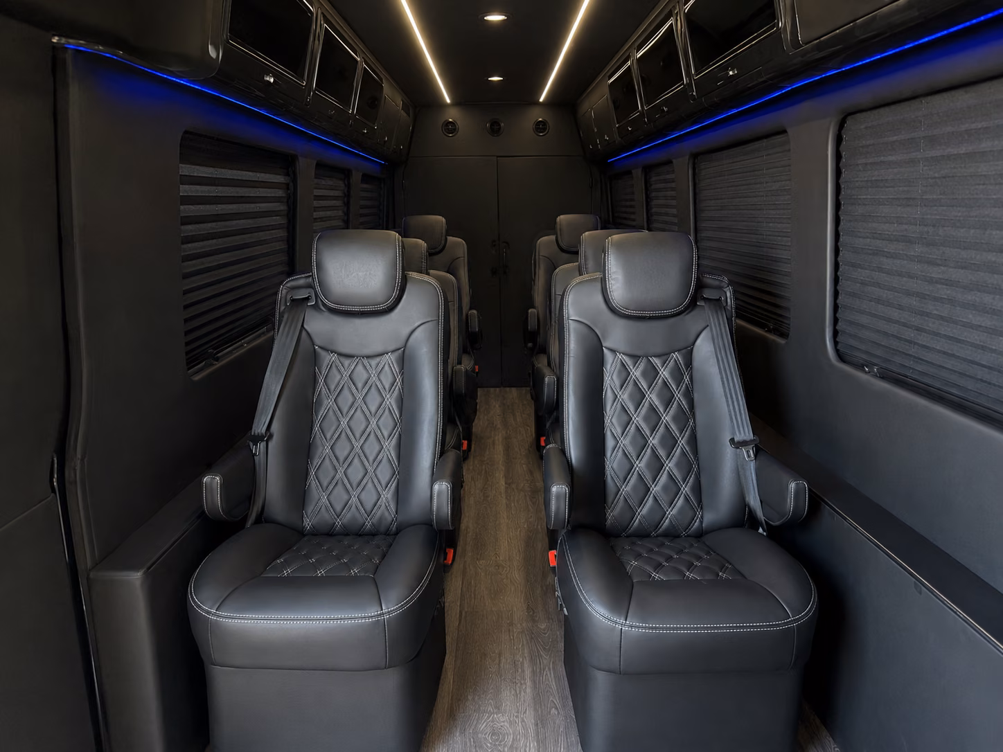 azusa employee transportation onboard seating
