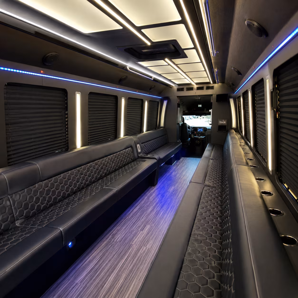 azusa party bus rental interior
