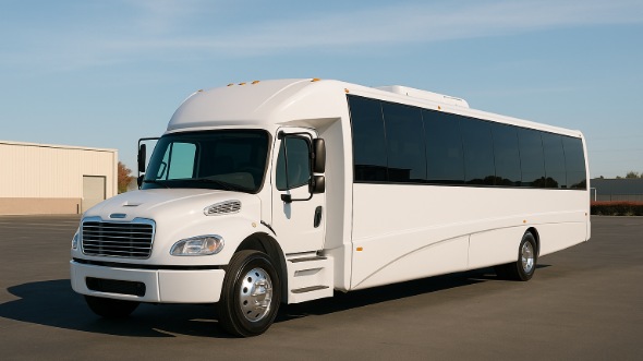 Exterior of Charter Bus Company Azusa's 25 Passenger Mini bus in Azusa