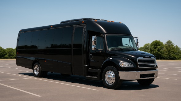 Exterior of Charter Bus Company Azusa's 30 Passenger Minibus in Azusa