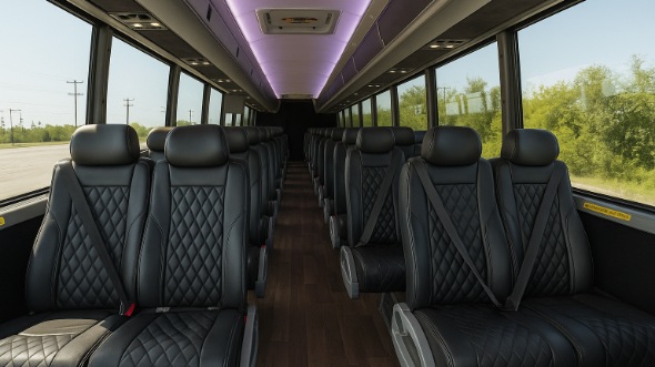 azusa 25 passenger minibus inside