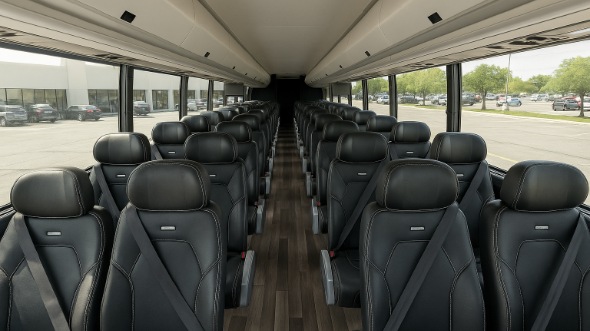azusa 28 passenger minibus inside