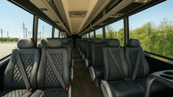 azusa 30 passenger minibus inside